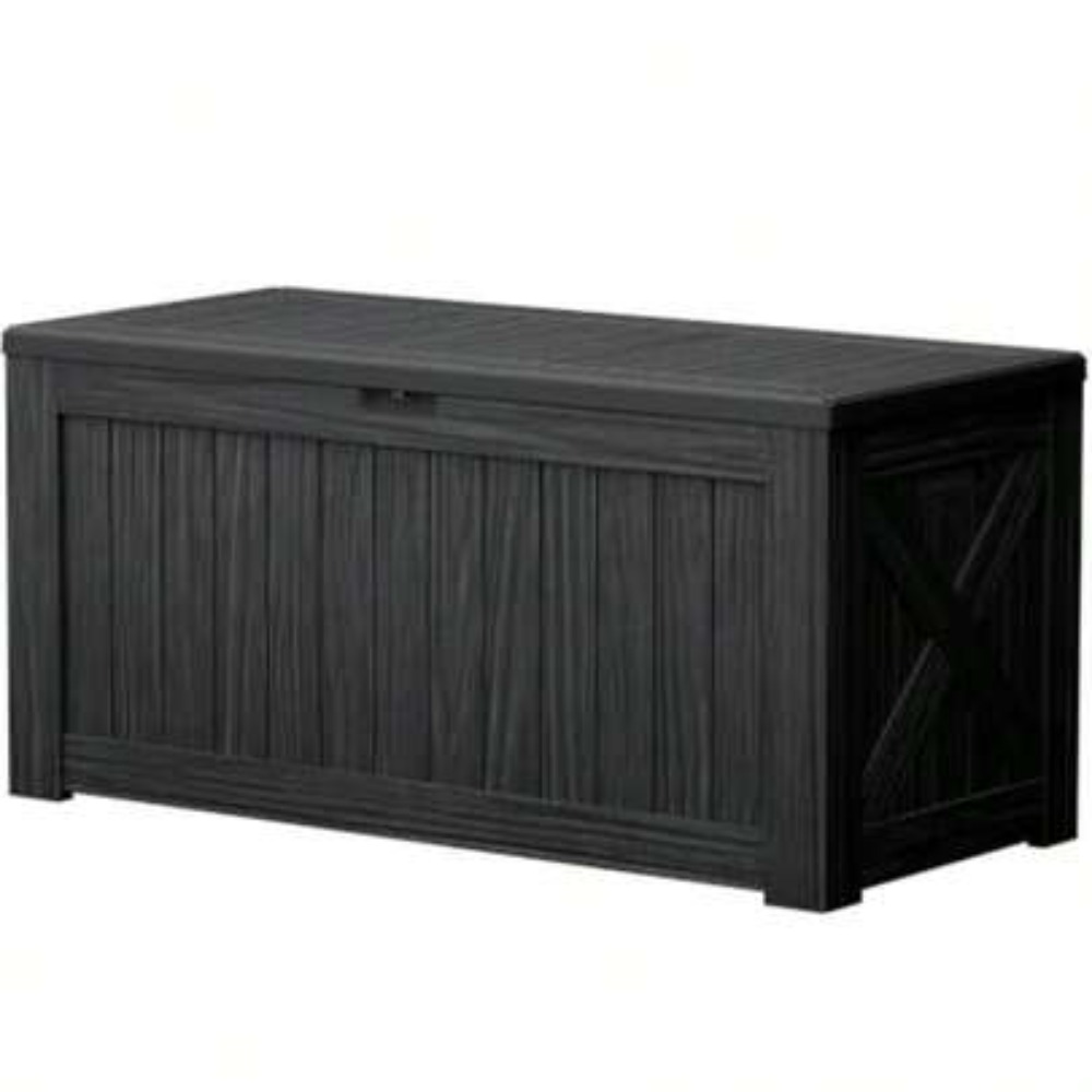 Garden Storage Box - 120 Gallon Deck Box Outdoor Storage