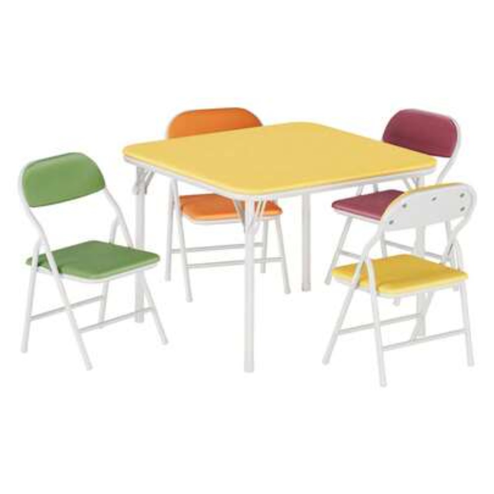 Outdoor Furniture Table And Chairs - Foldable Square Table and Chairs Set