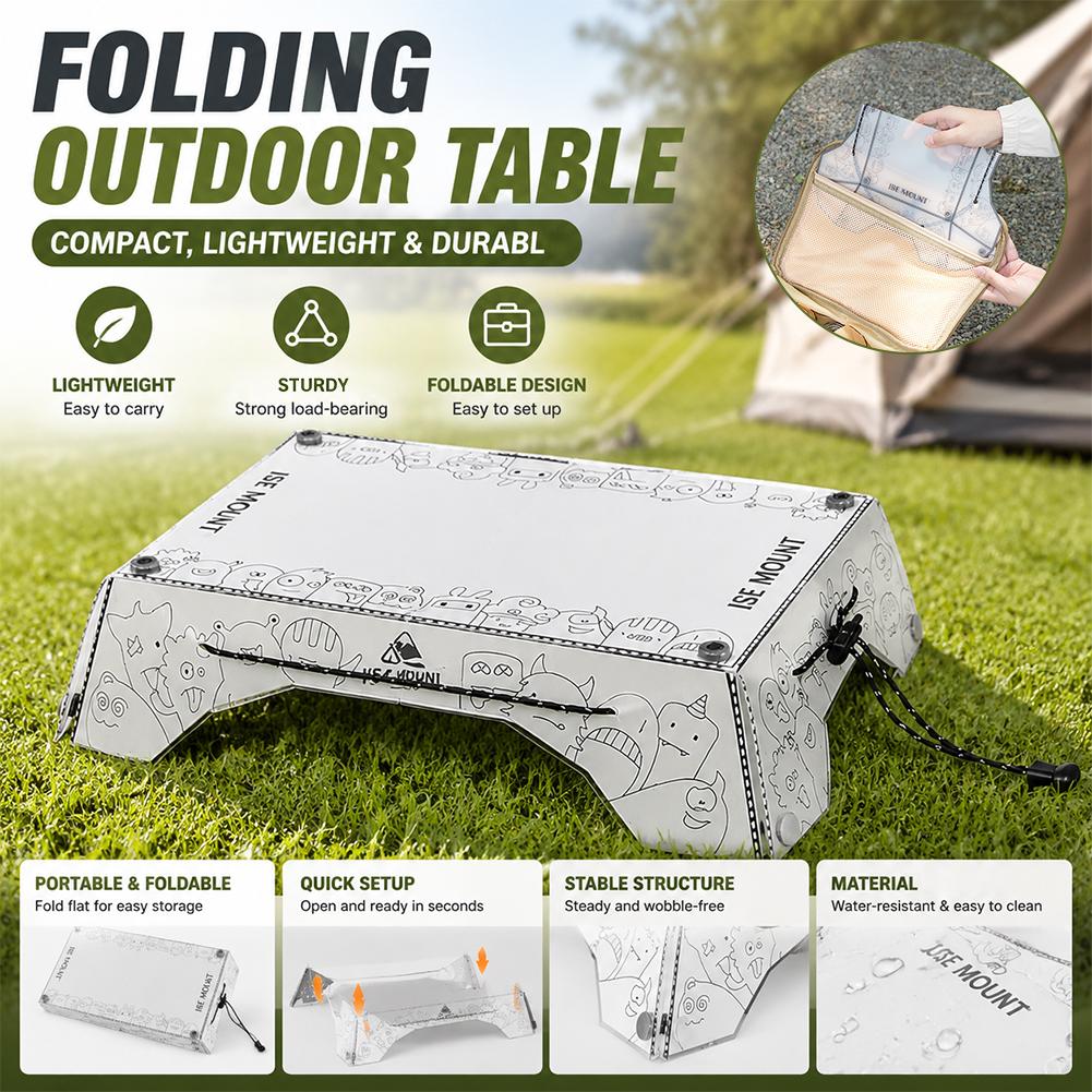 Outdoor Furniture Australia - Folding Camping Table Ultralight PP Mini