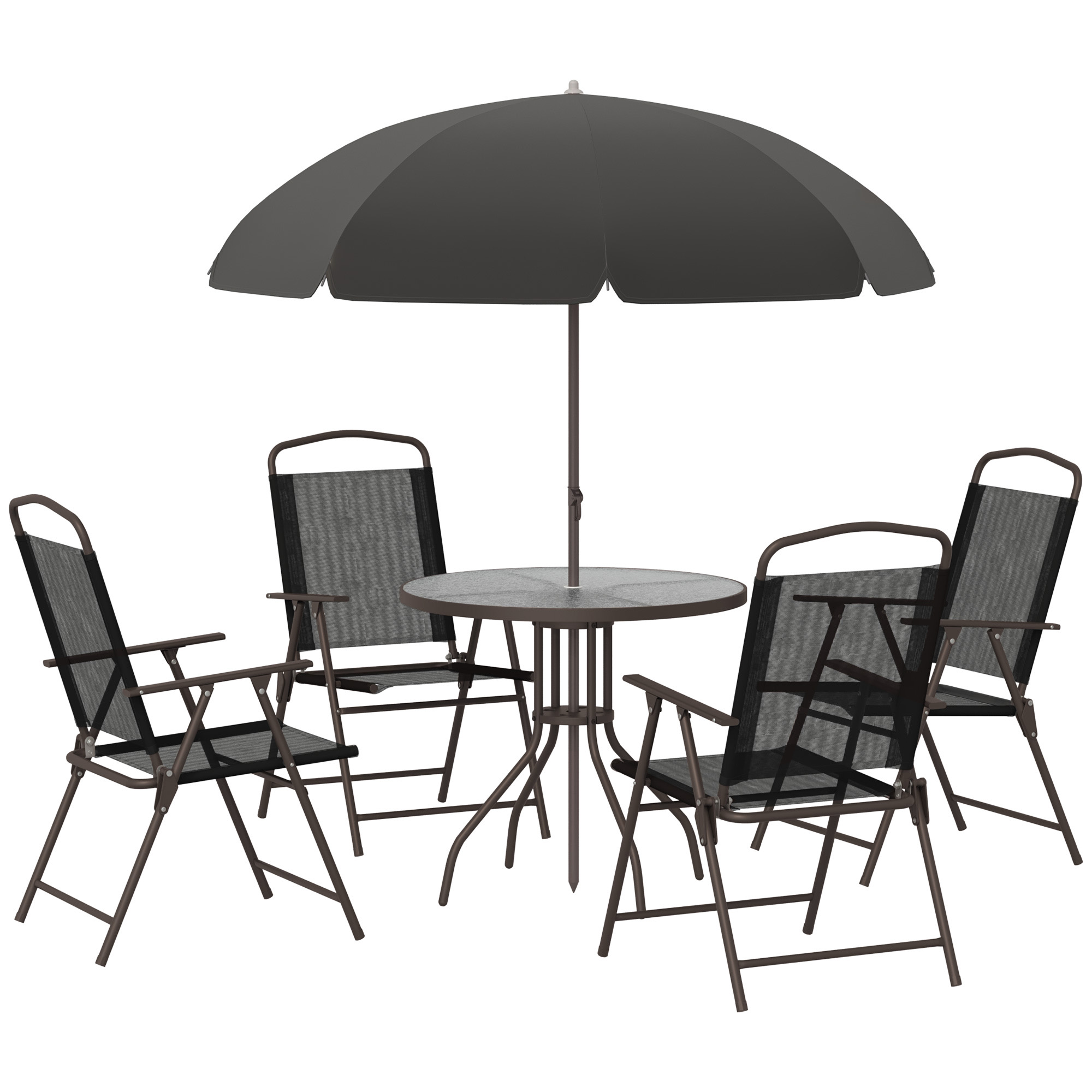 6 Piece Patio Dining Set with  - Outdoor Furniture Dining Set recension och pris