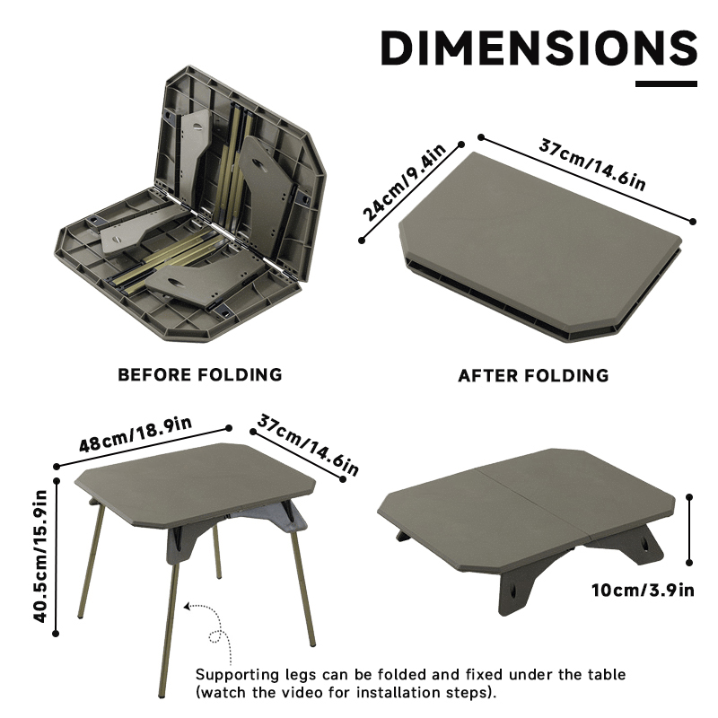 WESTTUNE Outdoor Camping Table - Outdoor Furniture Australia recension och pris