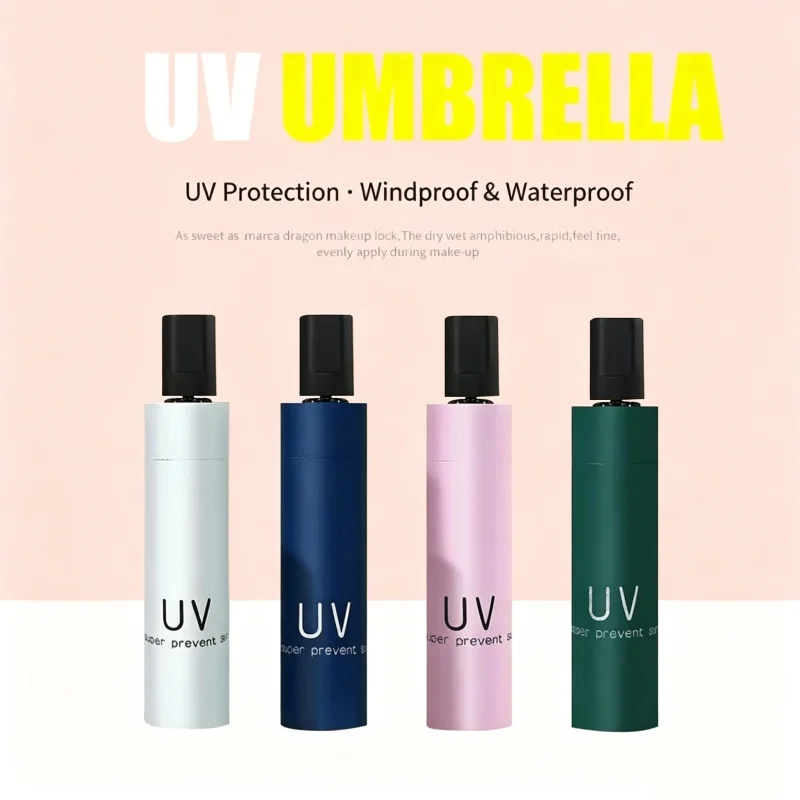 Bestseller UV Protection Foldi - Parasol Umbrella Large recension och pris