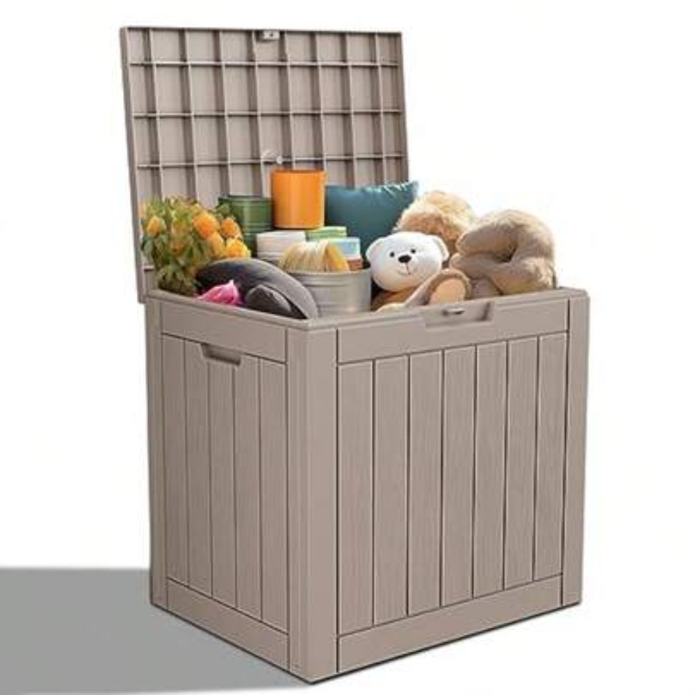 Lockable Resin Deck Box Outdoo - Garden Storage Box recension och pris