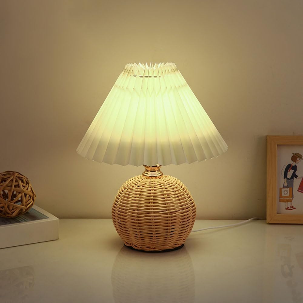 SCKDAY LED Pleated Table Lamp  - Outdoor Furniture Cafe recension och pris