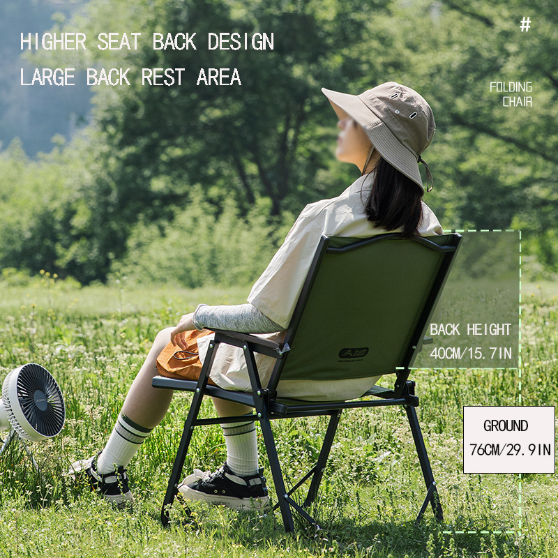 BISINNA Outdoor Folding Campin - Outdoor Furniture Rocking Chair recension och pris