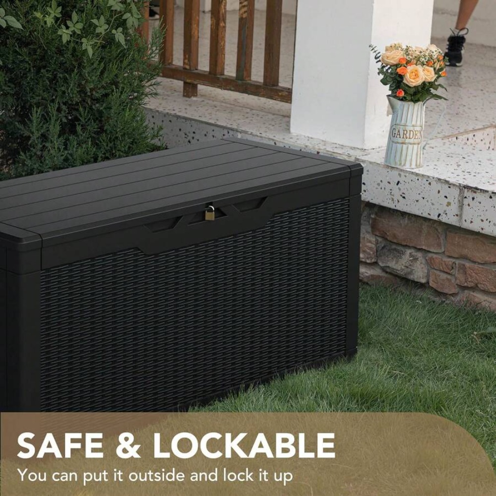 Large Lockable Outdoor Storage - Garden Storage Box recension och pris