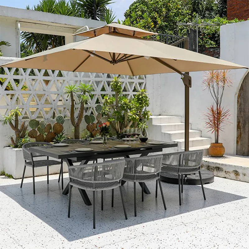 Nordic Outdoor Dining Table an - Outdoor Furniture Dining Set recension och pris