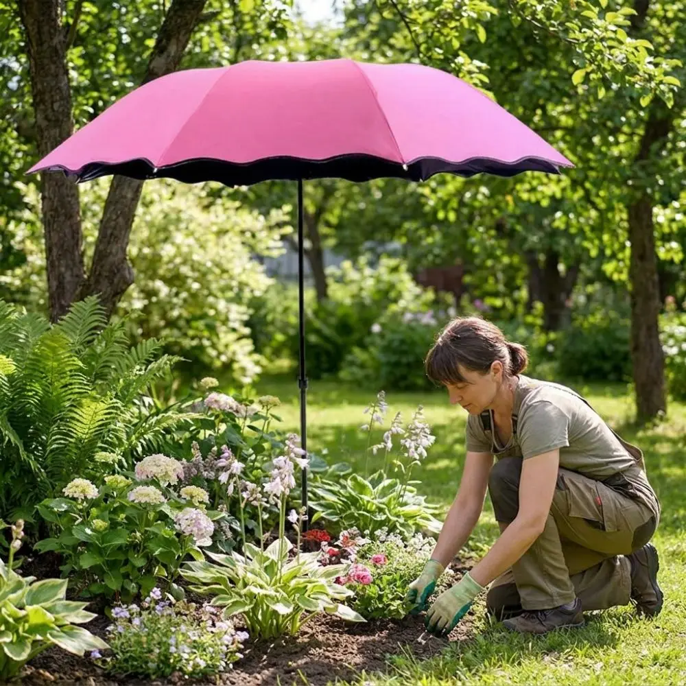 95cm Large Plant Shade Umbrell - Parasol Umbrella Large recension och pris