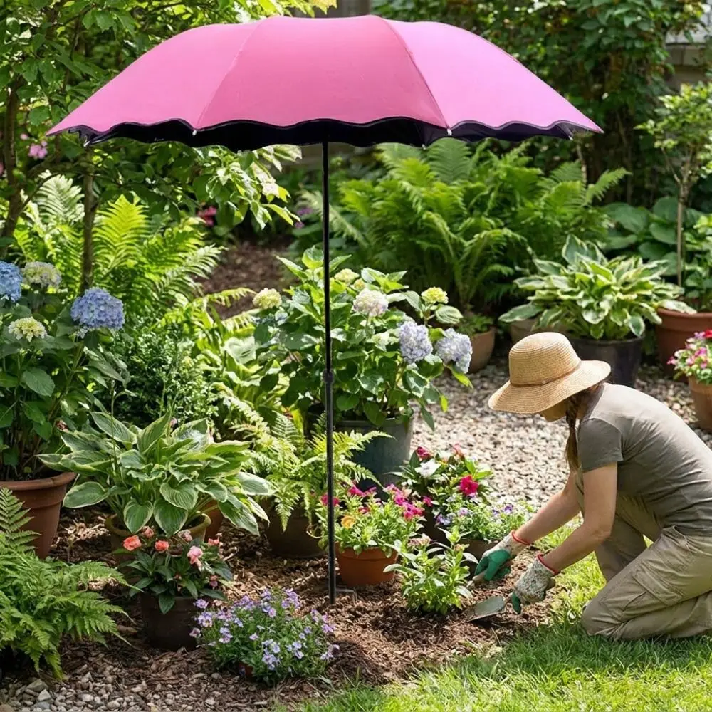 95cm Large Plant Shade Umbrell - Parasol Umbrella Large recension och pris