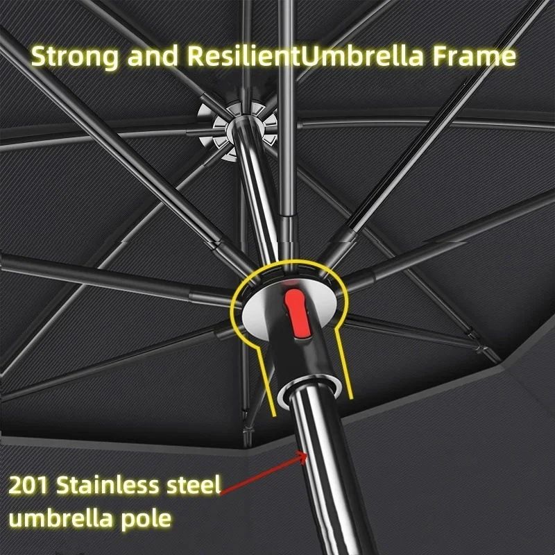 Double-Layer Fishing Umbrella  - Parasol Umbrella Large recension och pris