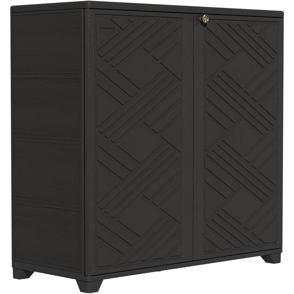 Indoor/Outdoor Storage Cabinet - Garden Storage Box recension och pris