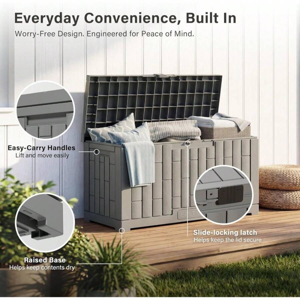 Outdoor Storage Box 60 Gallon  - Garden Storage Box recension och pris