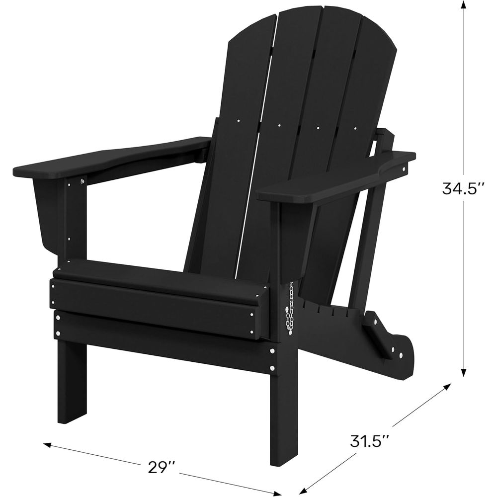 2 Piece Outdoor Poly Adirondac - Outdoor Furniture Rocking Chair recension och pris