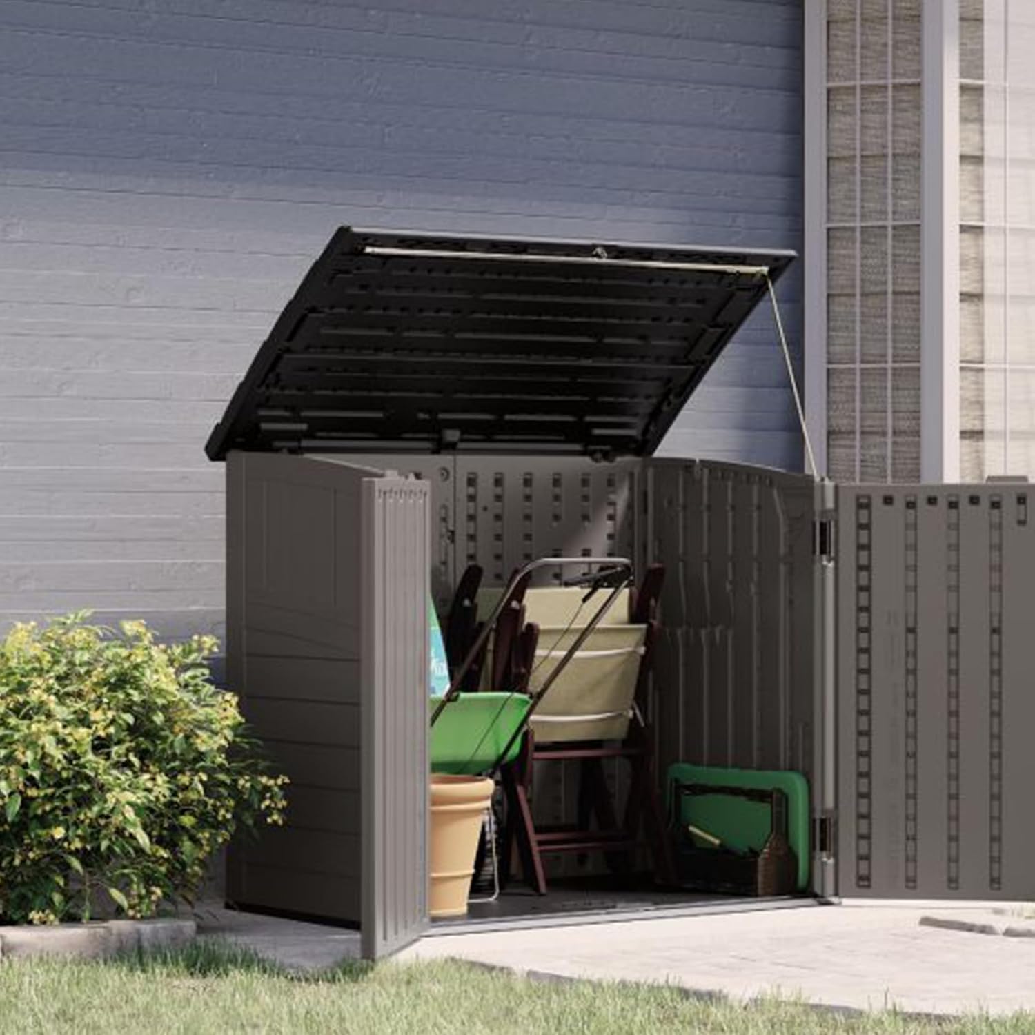 Outdoor Storage Shed For Backy - Garden Storage Box recension och pris