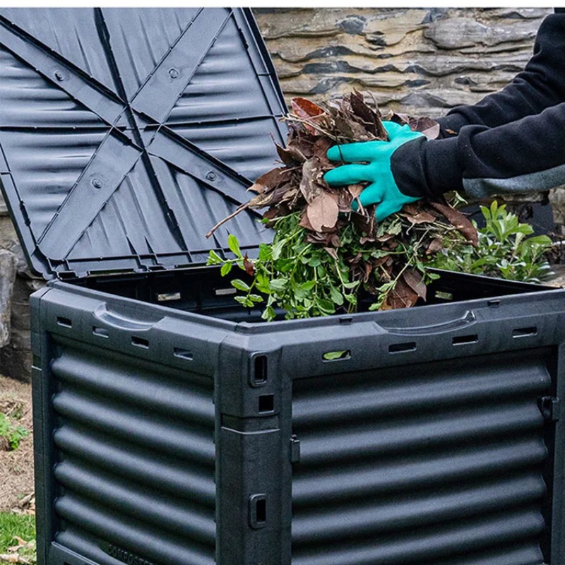 Garden Compost Bin Outdoor Com - Garden Storage Box recension och pris