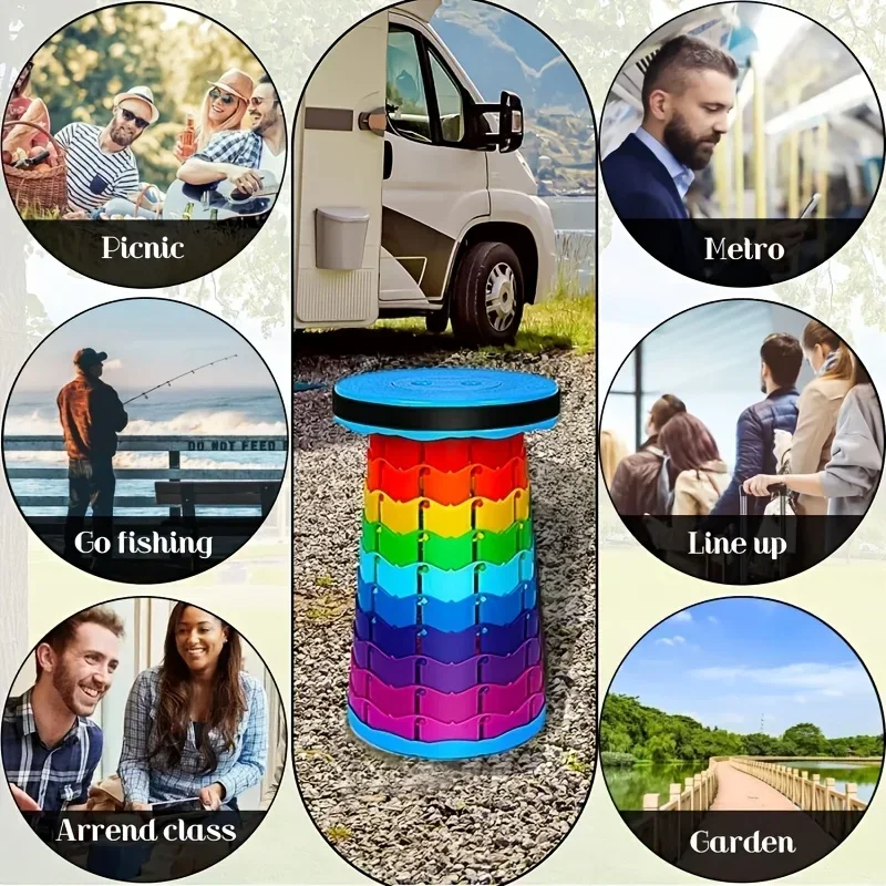 Rainbow Telescopic Camping Sto - Outdoor Furniture Design recension och pris