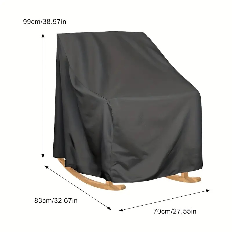 Heavy-Duty Oxford Fabric Outdo - Outdoor Furniture Rocking Chair recension och pris