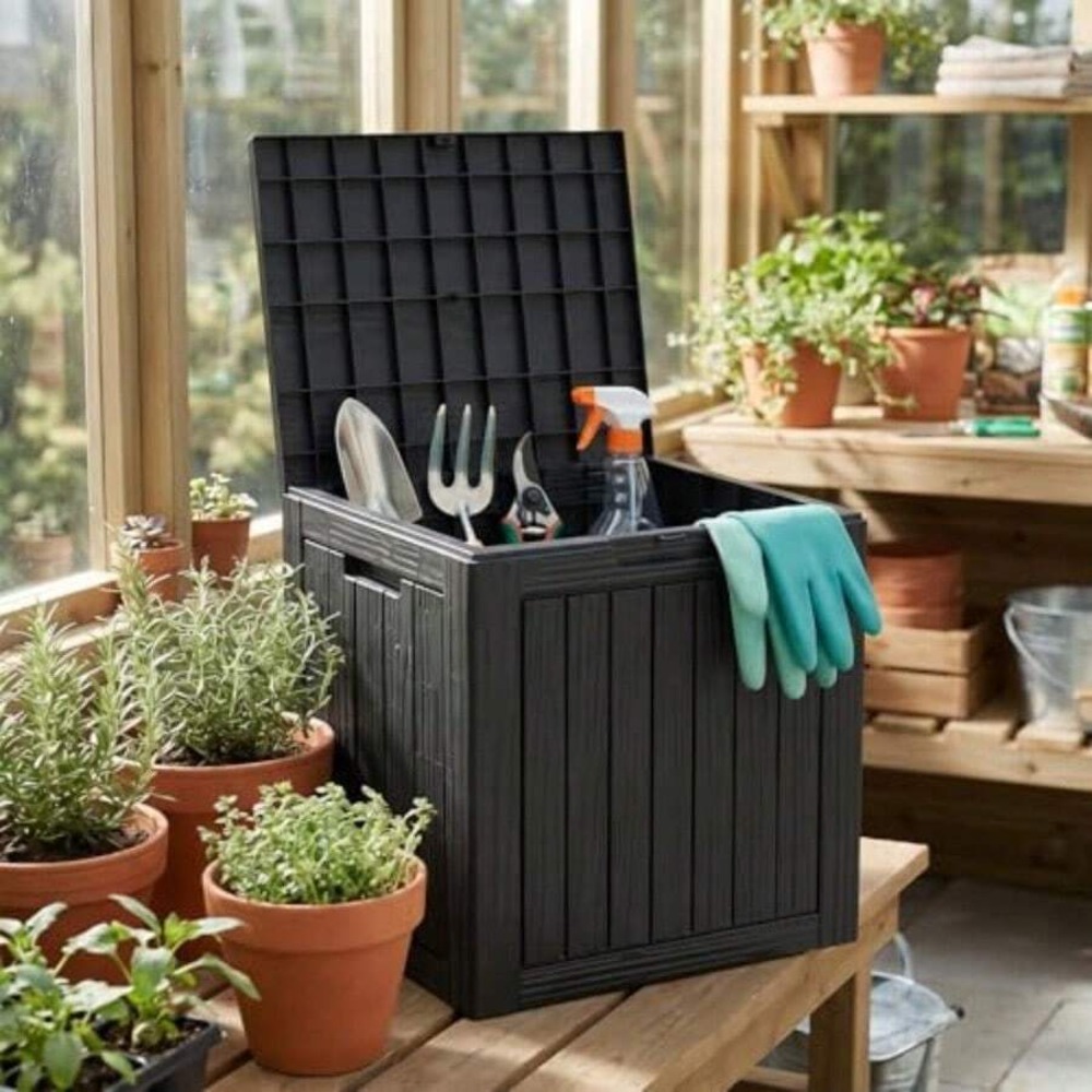 Waterproof Resin Outdoor Stora - Garden Storage Box recension och pris