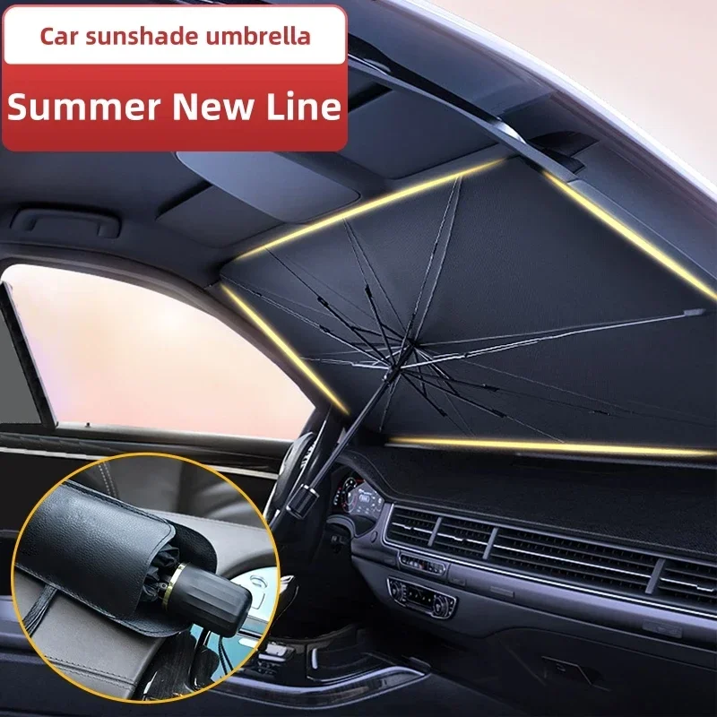 1PCS Large Anti UV Car Parasol - Parasol Umbrella Large recension och pris