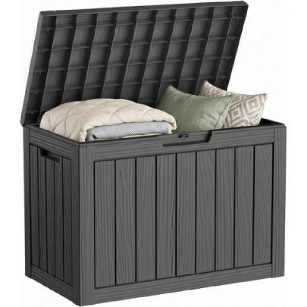 55 Gallon Waterproof Lockable  - Garden Storage Box recension och pris