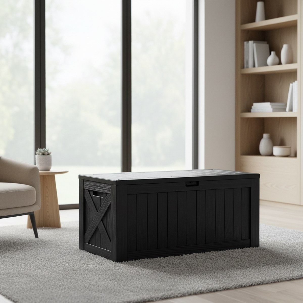 Large 120 Gallon Outdoor Deck  - Garden Storage Box recension och pris