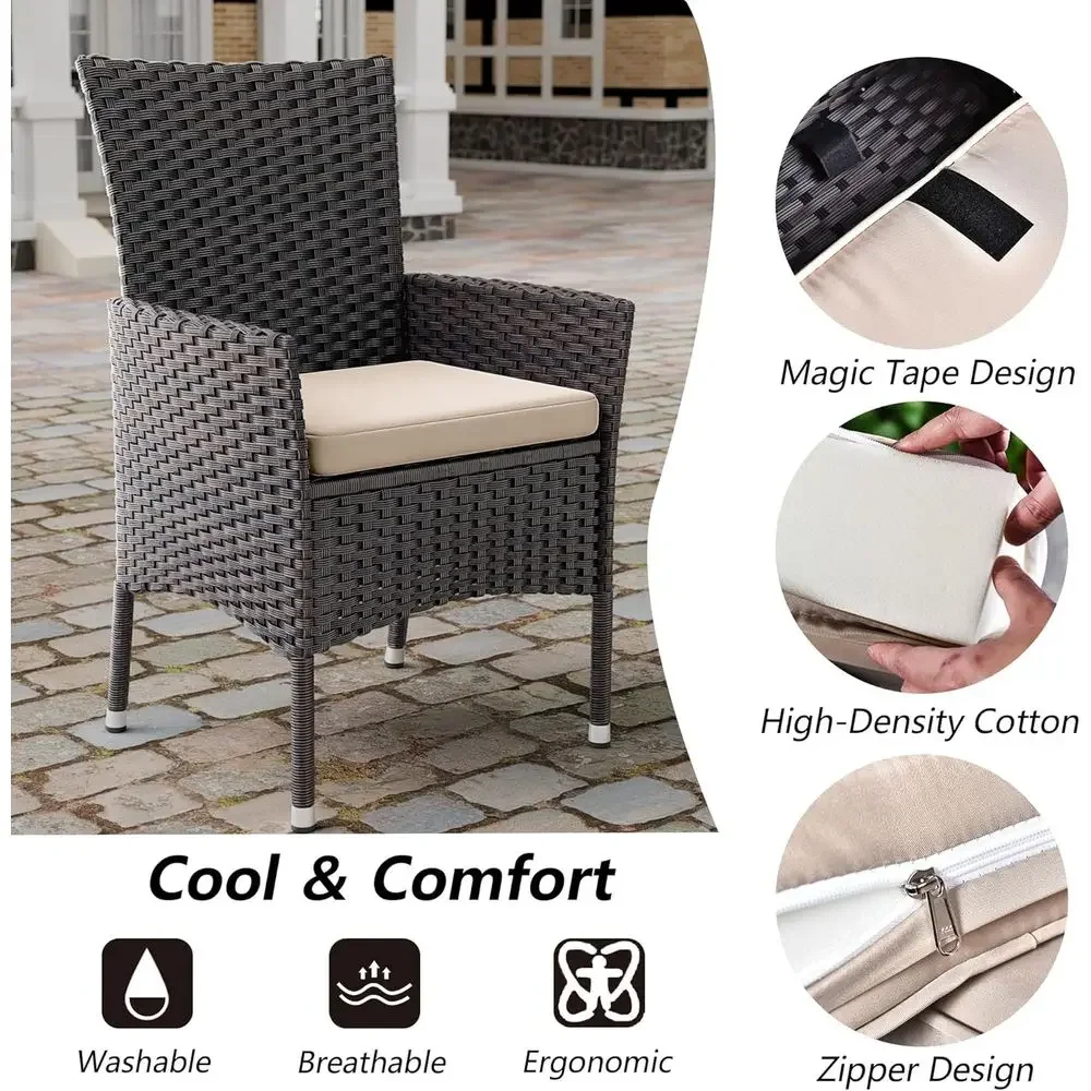 15-Piece Outdoor Dining Set wi - Outdoor Furniture Dining Set recension och pris