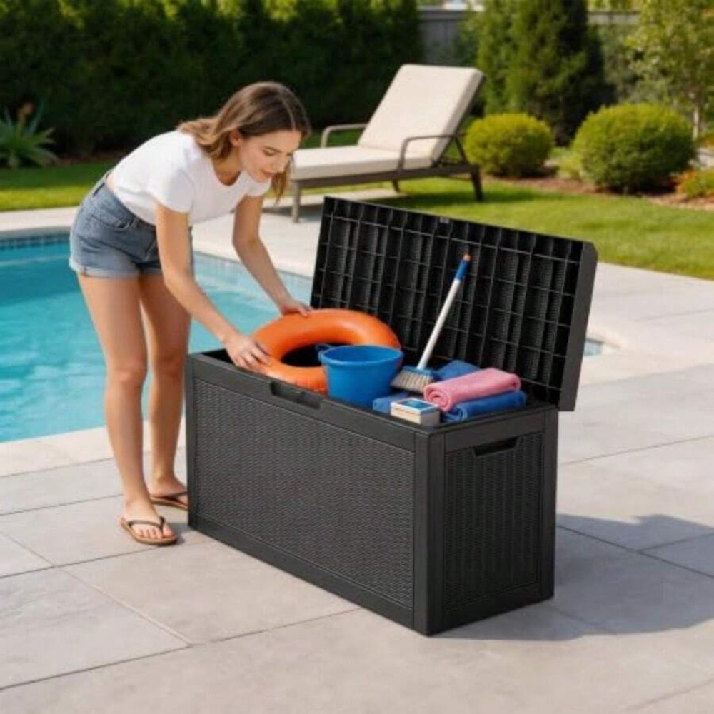 Outdoor Storage Box Deck Box W - Garden Storage Box recension och pris
