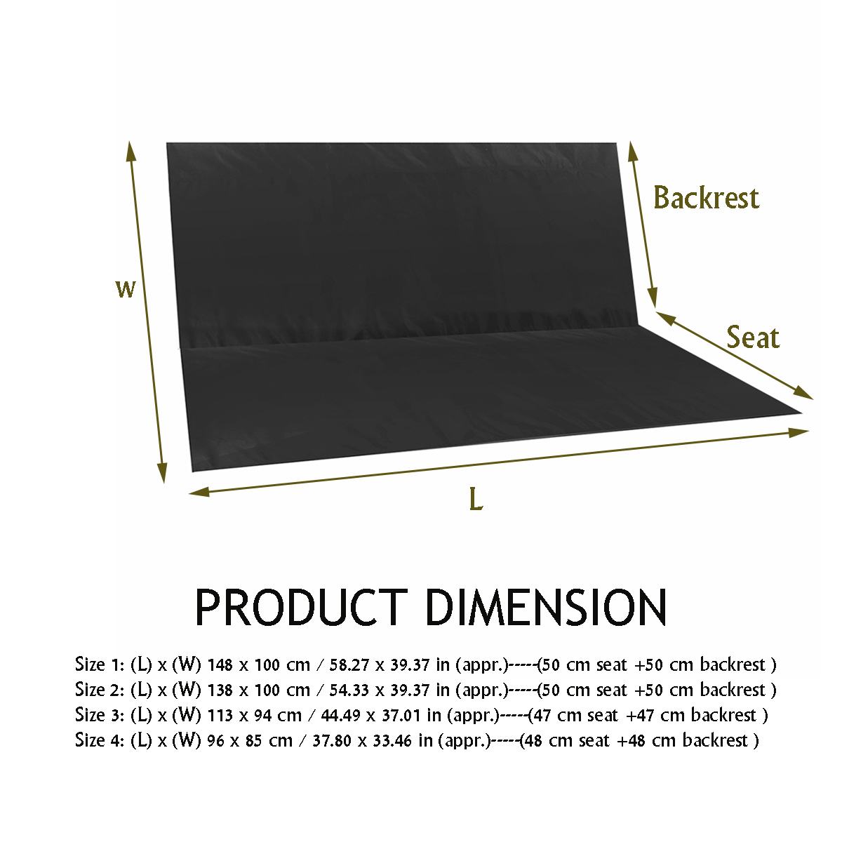 2/3 Seater Swing Cover Chair B - Outdoor Furniture Rocking Chair recension och pris