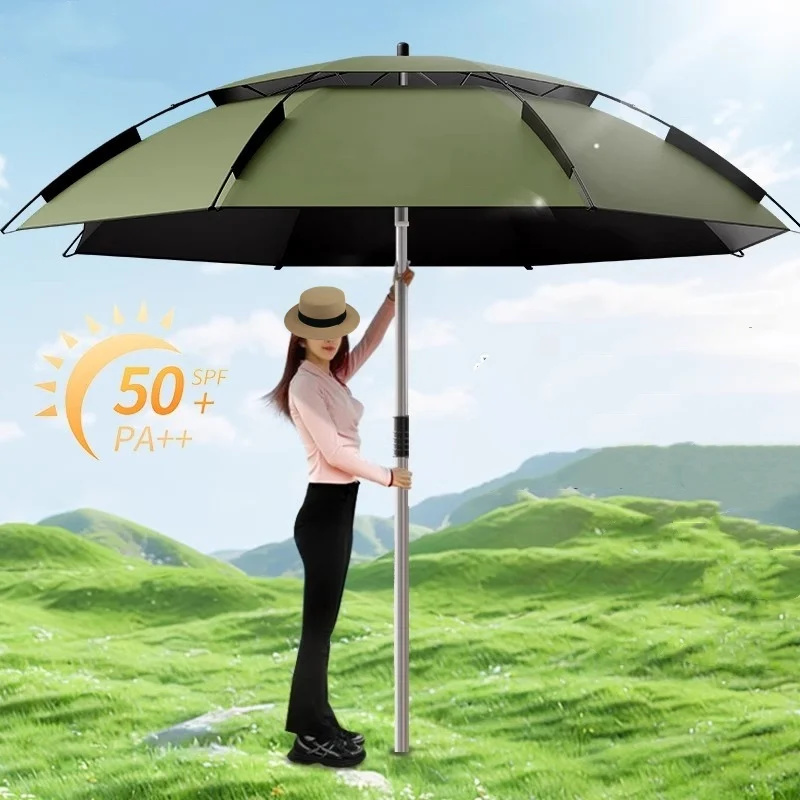 2.0-2.6M Fishing Parasol 201 S - Parasol Umbrella Large recension och pris