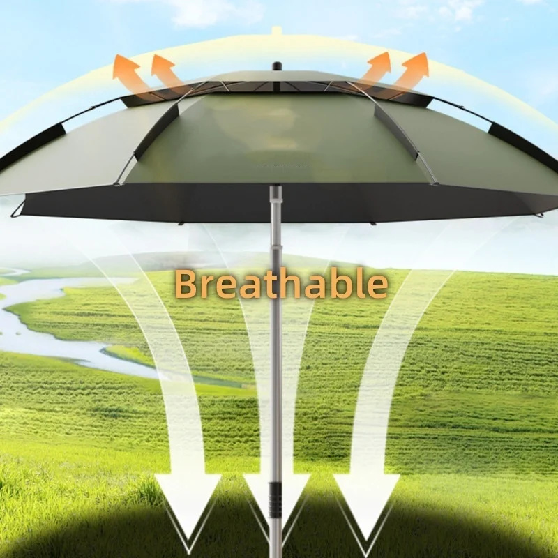 2.0-2.6M Fishing Parasol 201 S - Parasol Umbrella Large recension och pris