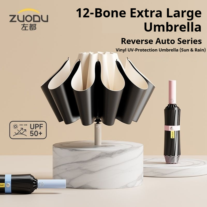 ZUODU Fully Automatic Reverse- - Parasol Umbrella Large recension och pris