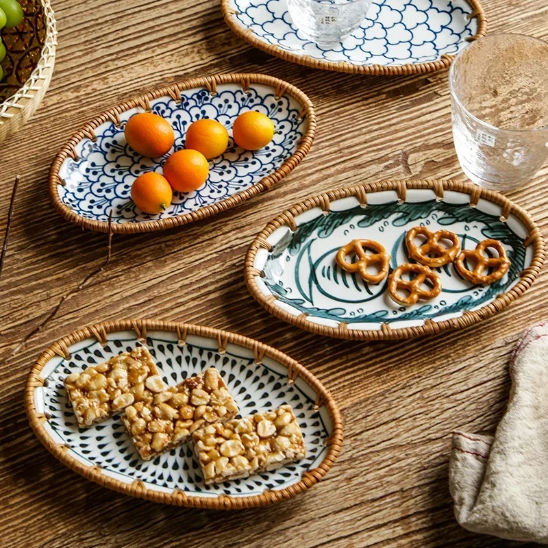 Japanese Rattan Woven Ceramic  - Outdoor Furniture Cafe recension och pris