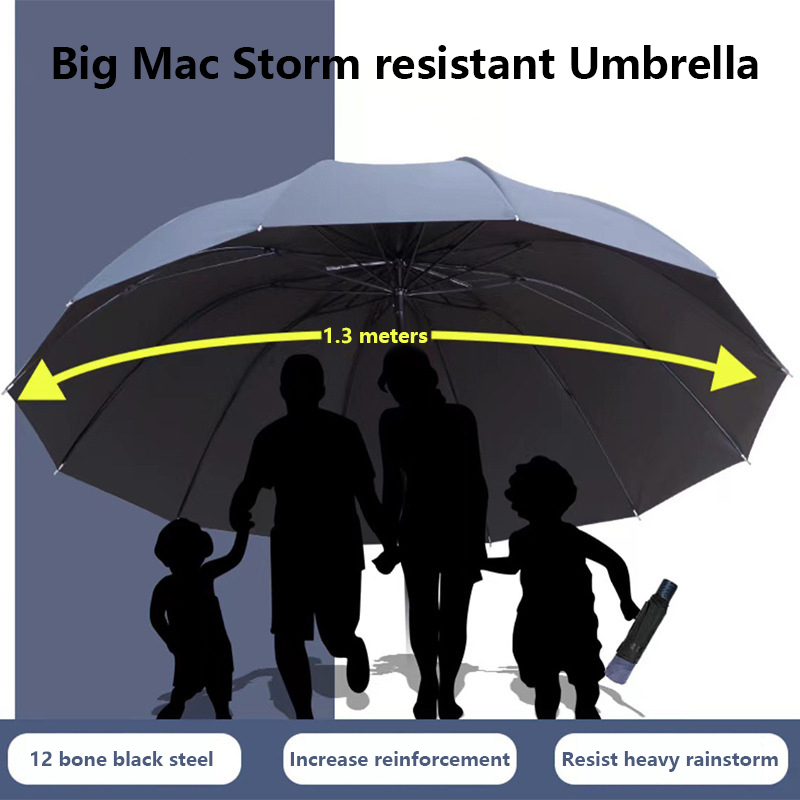 New Extra-large Folding Umbrel - Parasol Umbrella Large recension och pris