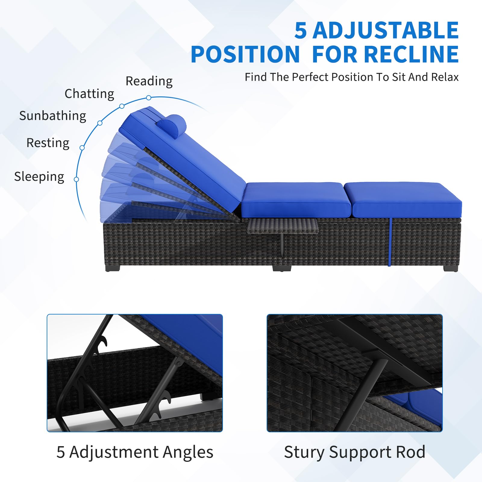 Outdoor Chaise Lounge Chairs S - Deck Chair Lounger recension och pris