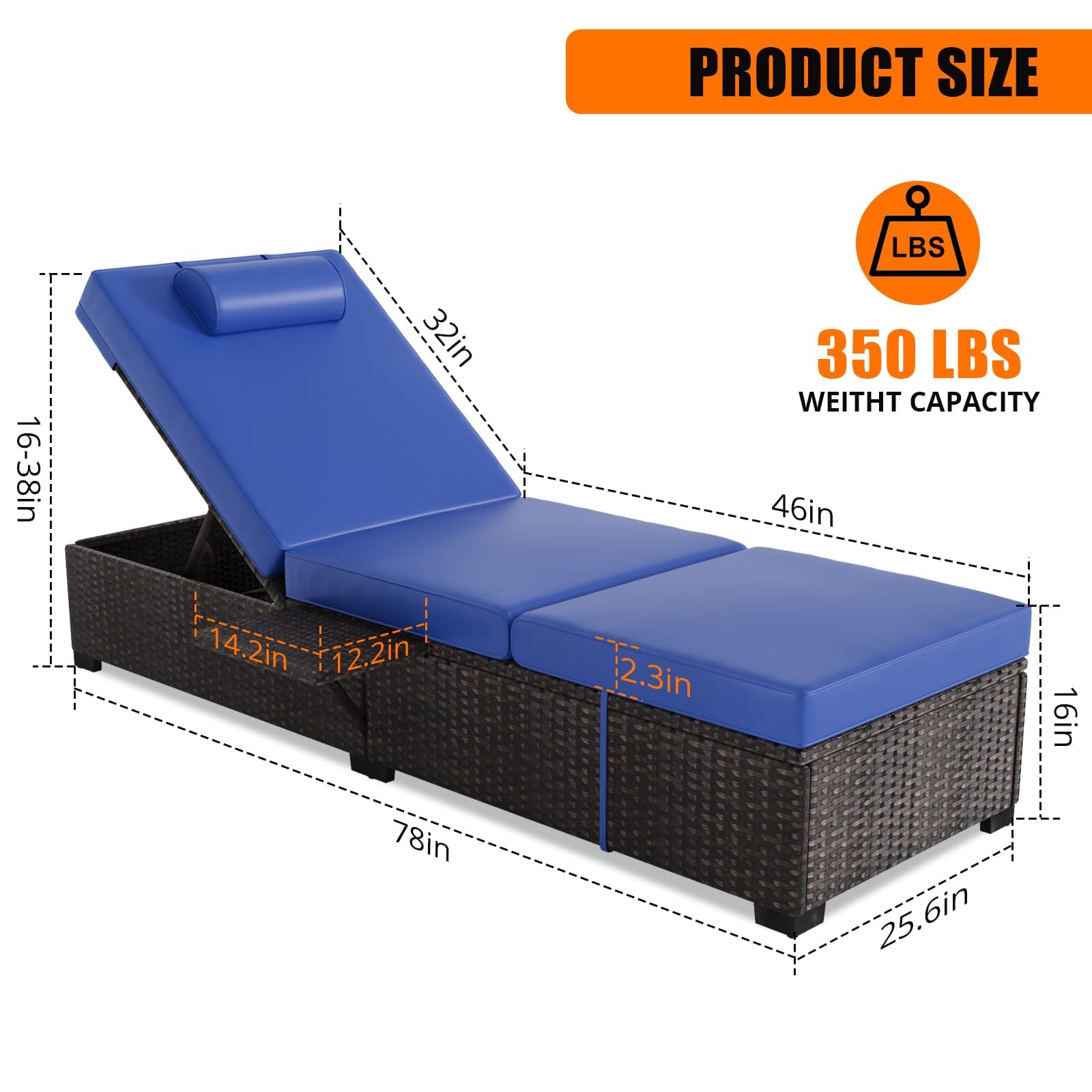Outdoor Chaise Lounge Chairs S - Deck Chair Lounger recension och pris